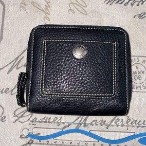 Coach pebbled leather wallet